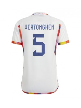 Belgien Jan Vertonghen #5 Auswärtstrikot WM 2022 Kurzarm